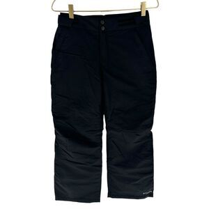Columbia Snow Pants Youth 14 Black Bugaboo Insulated Omnitech Outgrow Snowboard